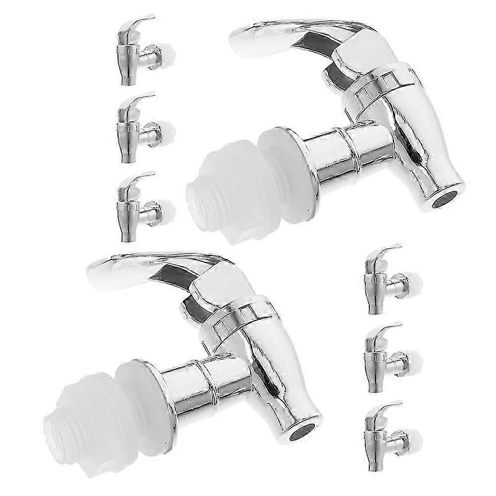 Silver Beverage Dispenser Spigot Replacement for Kitchen Use ABS PP Quick Replacement Solution 16mm20mm