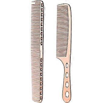 Pettini per capelli in acciaio inossidabile pettini antistatico styling pettini parrucchieri pettini