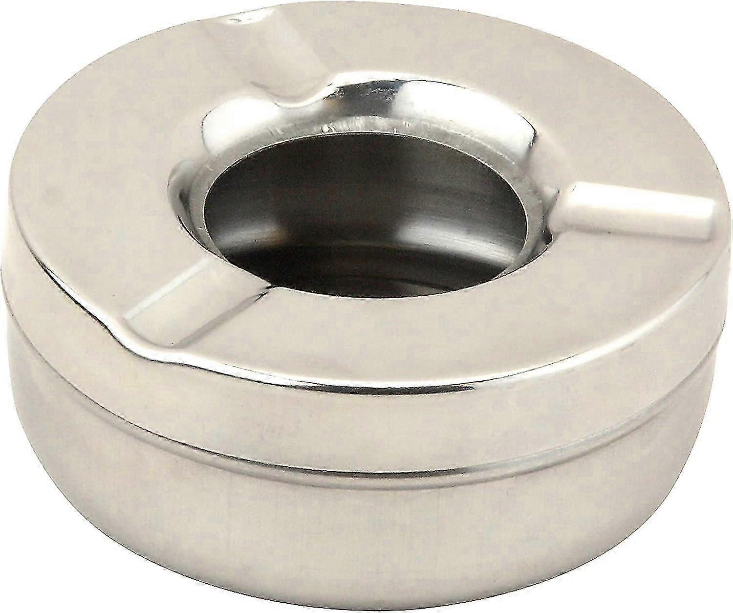SS Ashtray Windproof RND -Yx