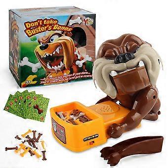 Prank Toy Bulldog Board Game Set Funny Pet Dog Toy Don't Take Buster's Bones For Kid With Cards