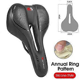 Shockproof Silica  Bicycle Saddle Seat Waterproof MTB Mountain Road Bike Saddle Breathable Hollow Cycling Cushion Seat Saddle