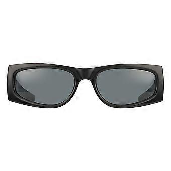 Saint Laurent SL M140 001 Full Rim Black Women Rectangle Sunglasses UV3 Original