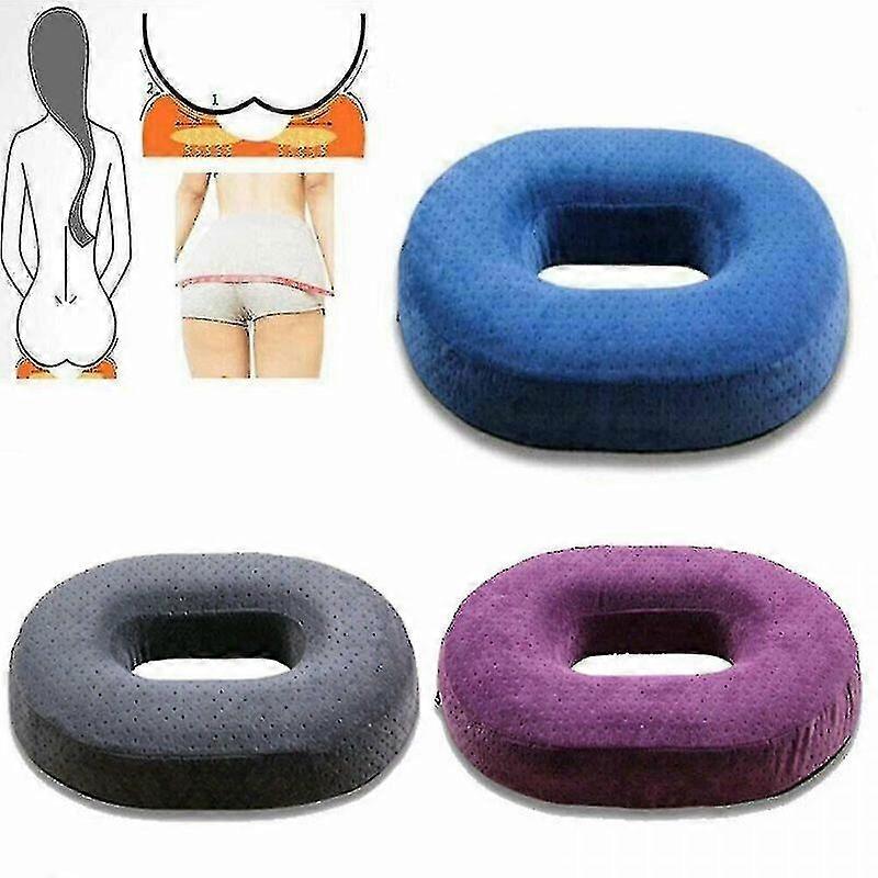 Ny grå smertelindrende memory foam ringstol sædehynde