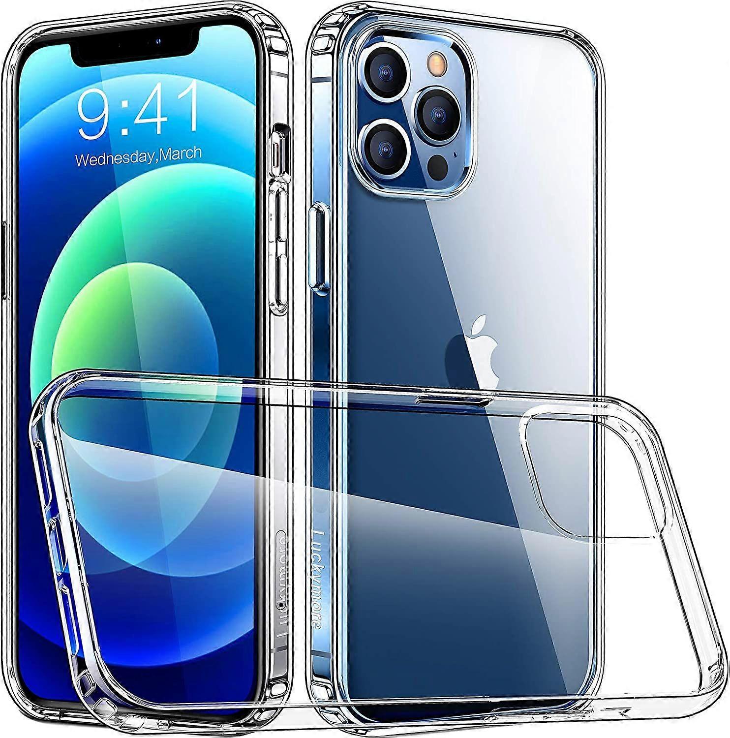 Capa Crystal Clear Compatível com iPhone 12/12 Pro iPhone 12 case/iPhone 12 Pro case -