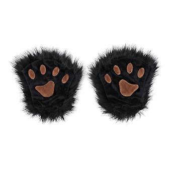 1 paar winterhandschoenen, wolvenpoten, vossenklauwen, wanten, huidvriendelijke thermische isolatiehandschoenen, feestcosplaykostuum