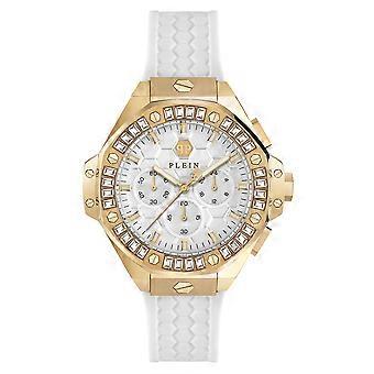 Philipp Plein Unisex Watch Analog Quartz PLEIN CHRONO ROYAL 42 MM PWPSA0624 Silicone