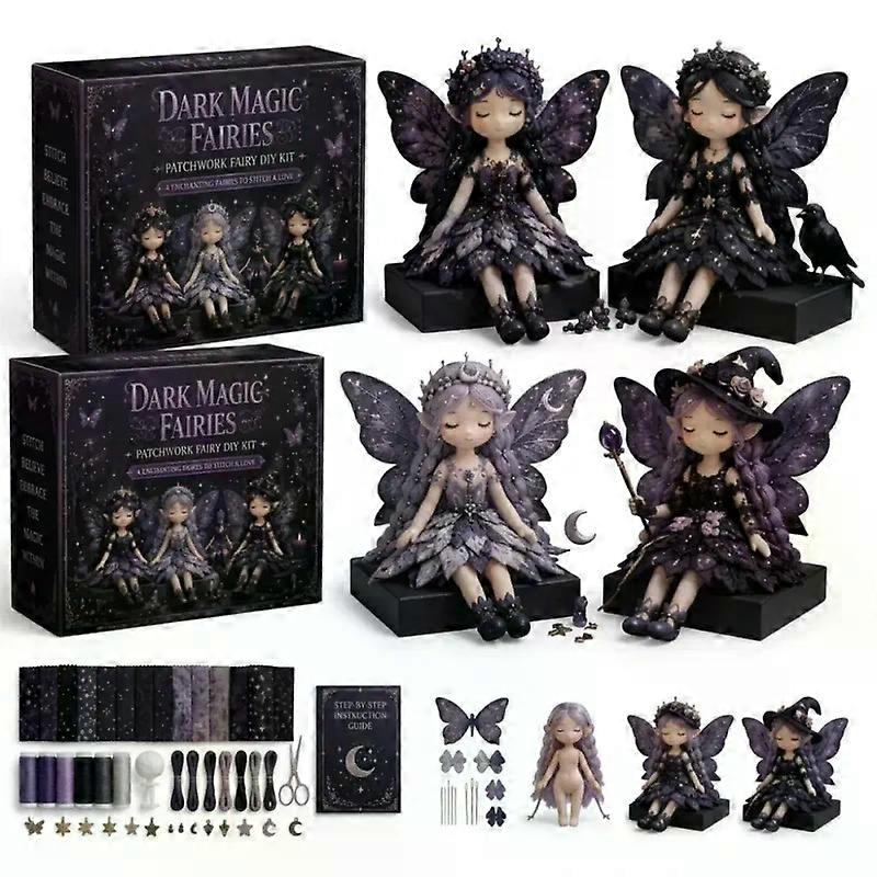 Fairy Patchwork DIY Collection, Fun Flower Fairies Patchwork Sewing Craft Kit
