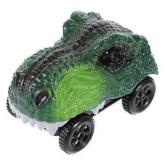 Cartoon Track Carro Brinquedo Brilhante Dinossauro Corrida Carro Carro Elétrico Carro sem Bateria