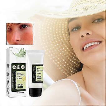 2x Aloe Soothing Hydrating Sun Cream Spf 50 Sunscreen Skin Care Uv Protection
