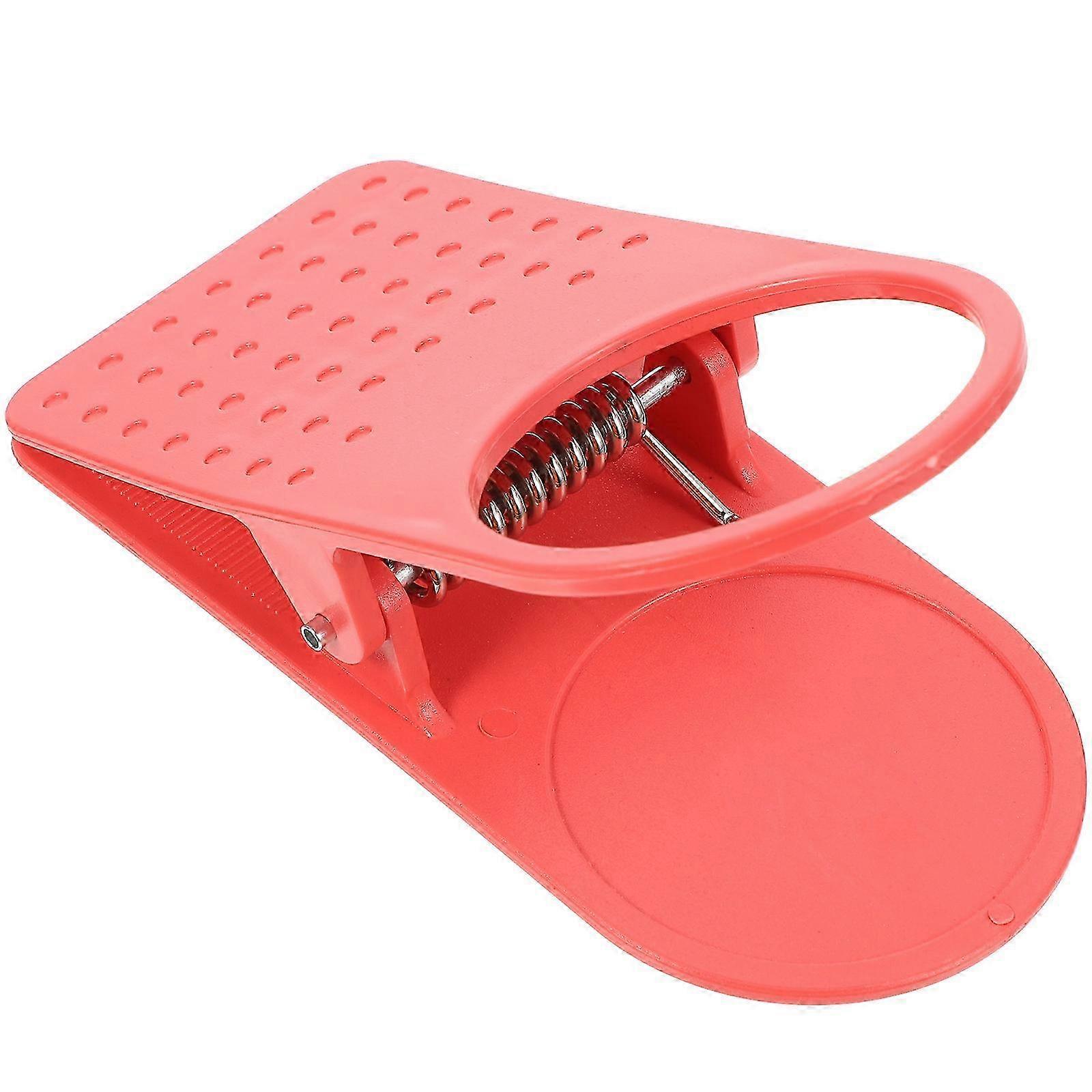 Cup Holder Clamp Table Clip compatible with Drinking Cup Plastic Clip Red