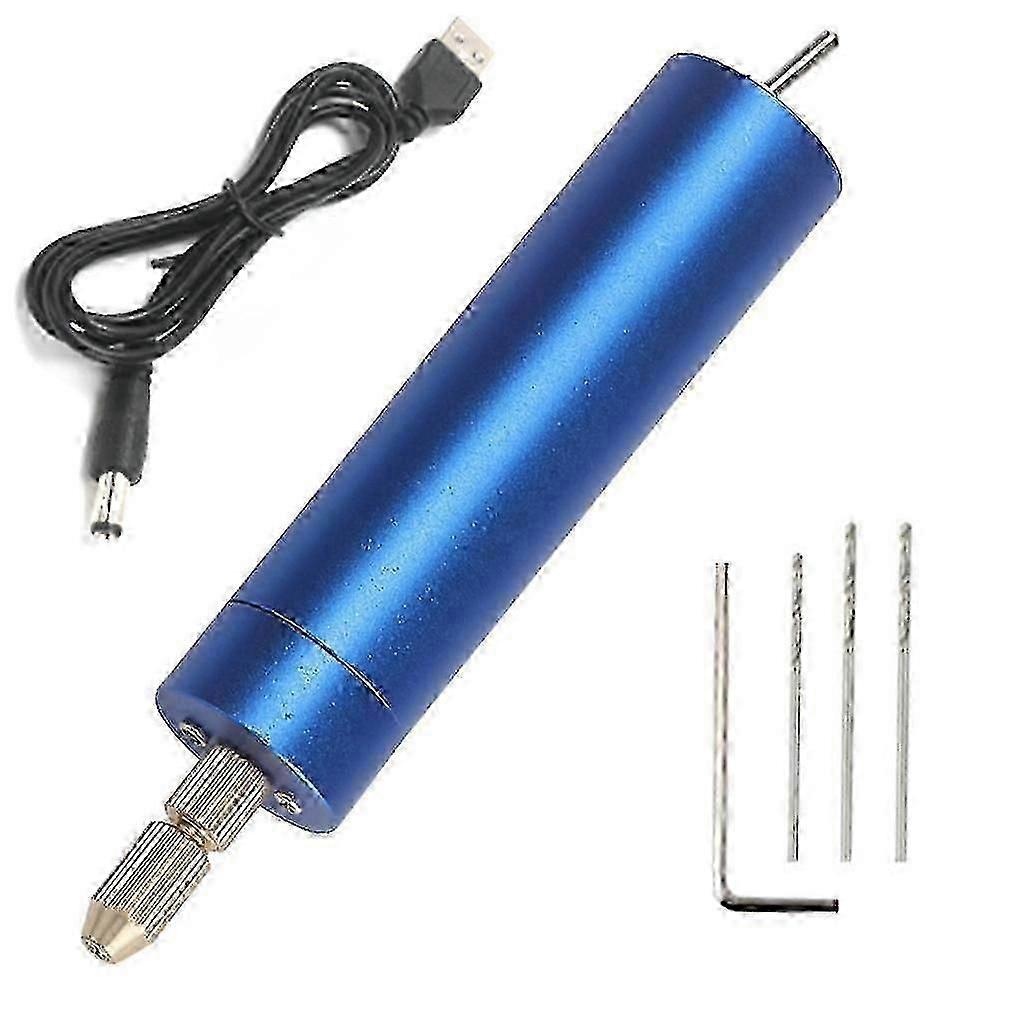 Usb Electric Mini Drill Handheld Drill Bits Kit Electric Grinder Rotary