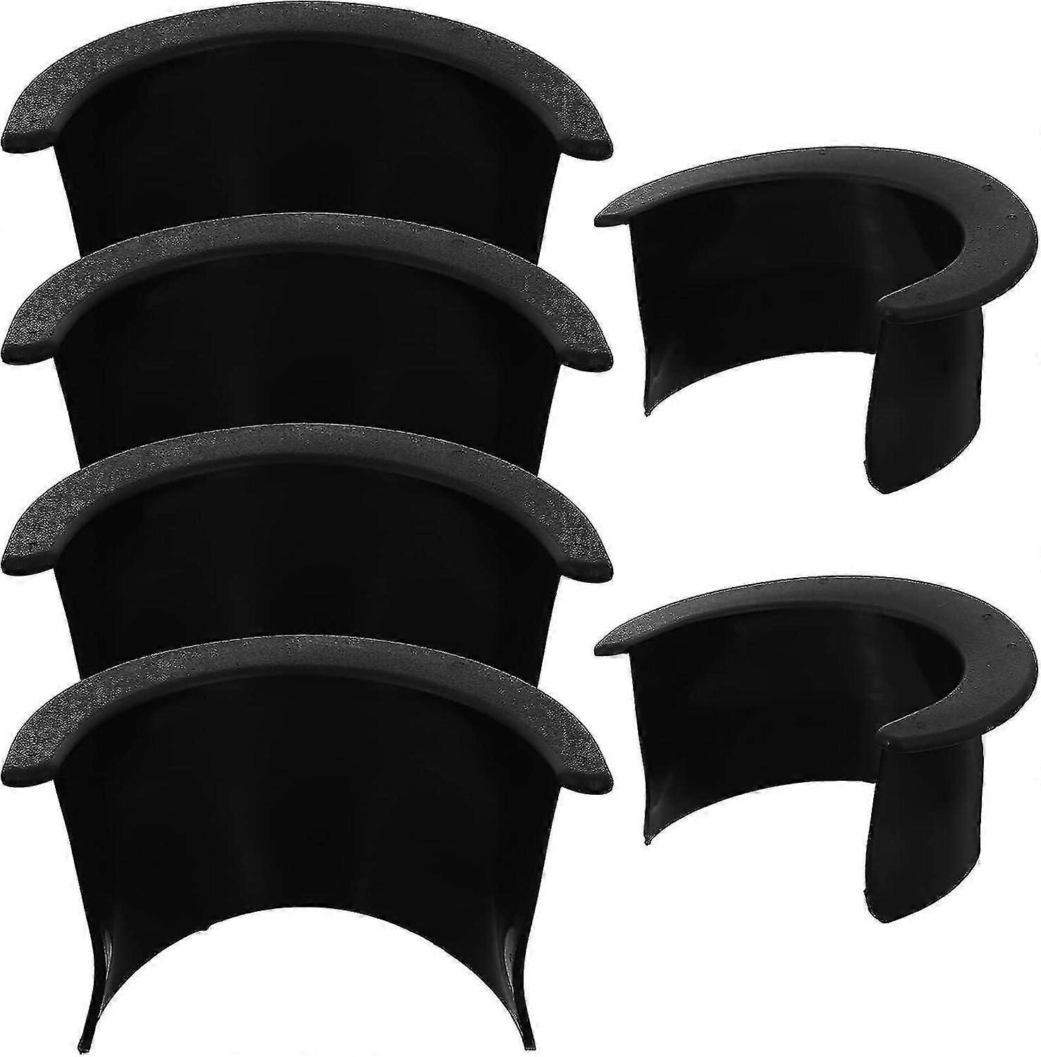 6PcsPoolTablePocketsLinerBilliardsLinerReplacementPart,4Corner2SideCornerLinersforBumperBilliardReplacement