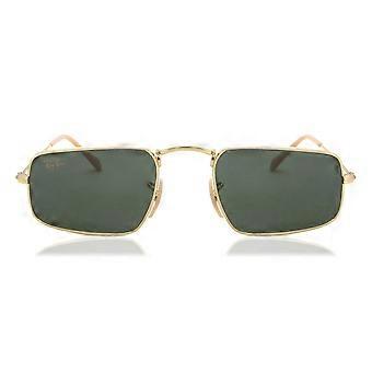 Ray-Ban RB3957 919631 Full Rim Polished Legend Gold Unisex Rectangle Sunglasses UV3 Original