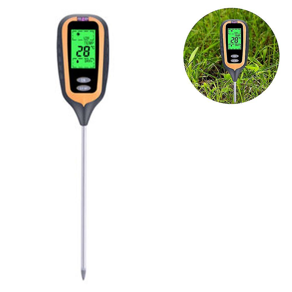 Soil Moisture Meter 4 In 1 Soil Test Kit Gardening Tools Ph, Light & Moisture, Plant Tester Home, Farm