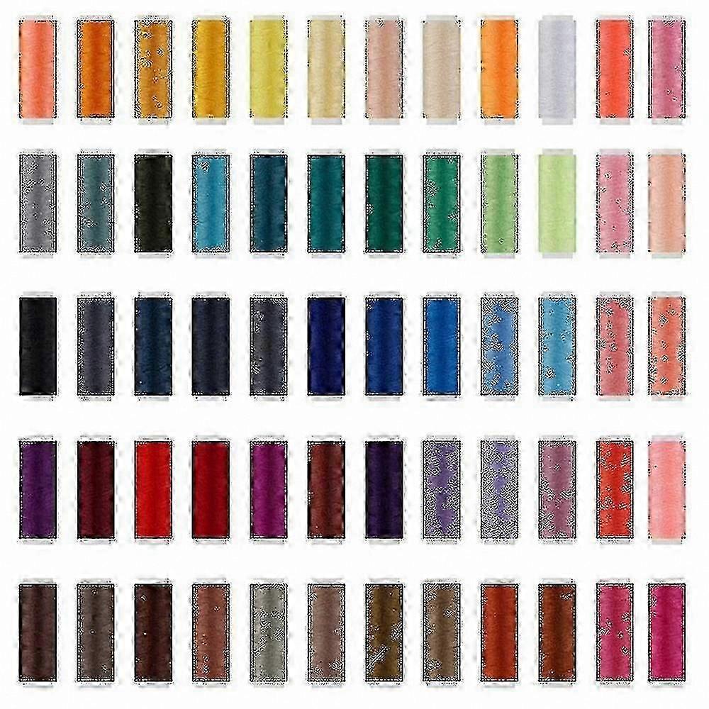 60-Piece Polyester Thread Kit with 250 Yards per Spool for Sewing Projects