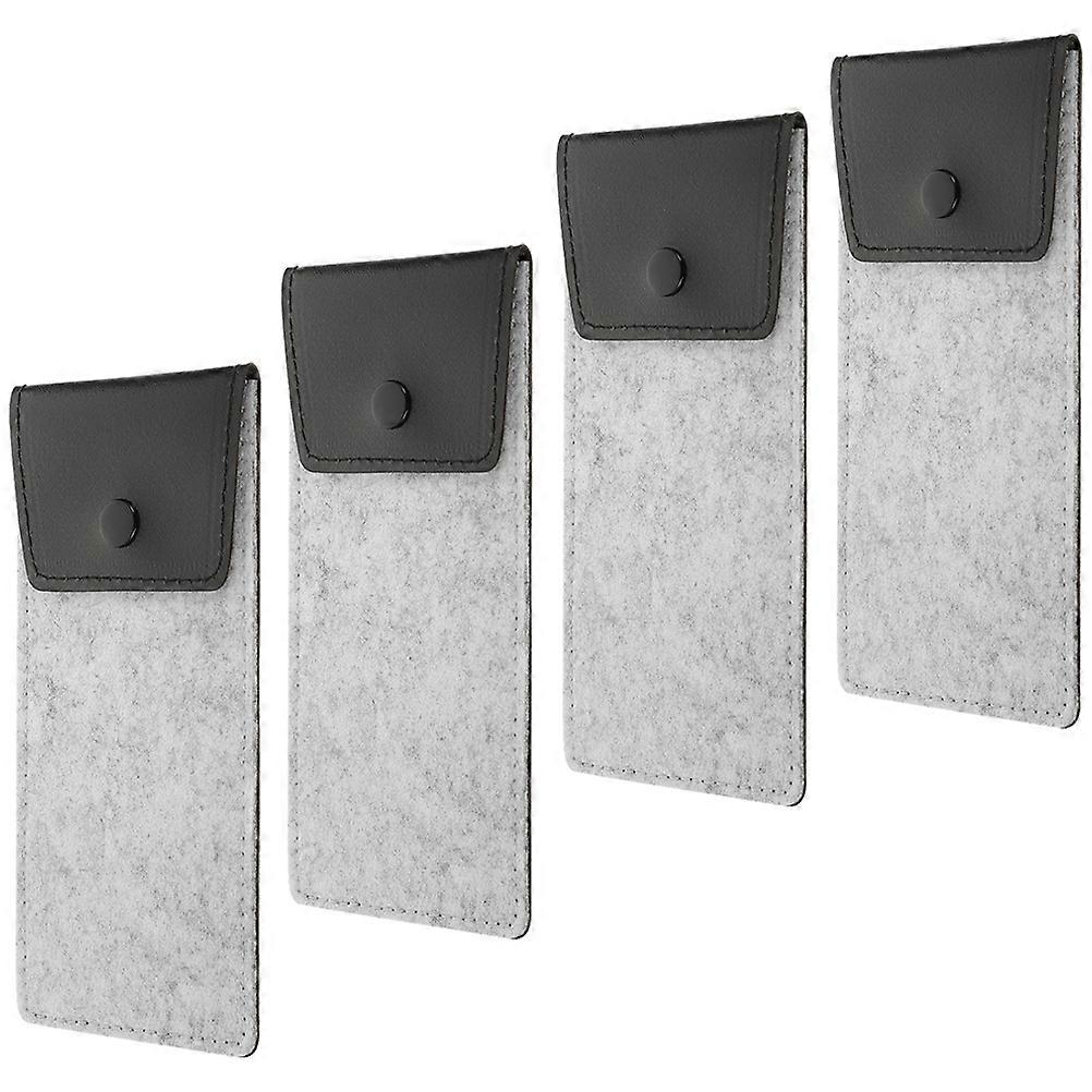 Glasses Storage Bag Felt Soft Eyeglass Case with Anti-Scratch Function 8Pcs