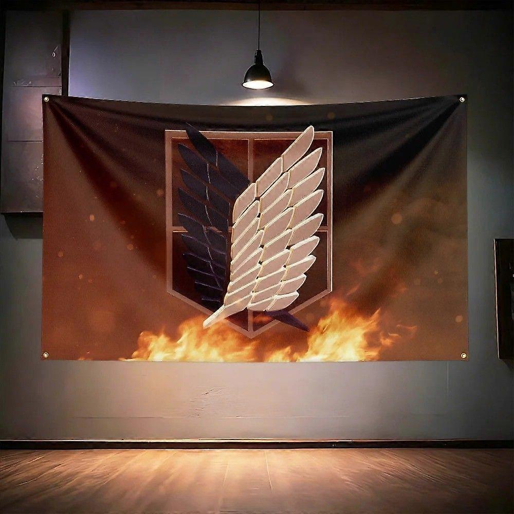 Attack on Titans Survey Corps Flag BANNER ED-1216