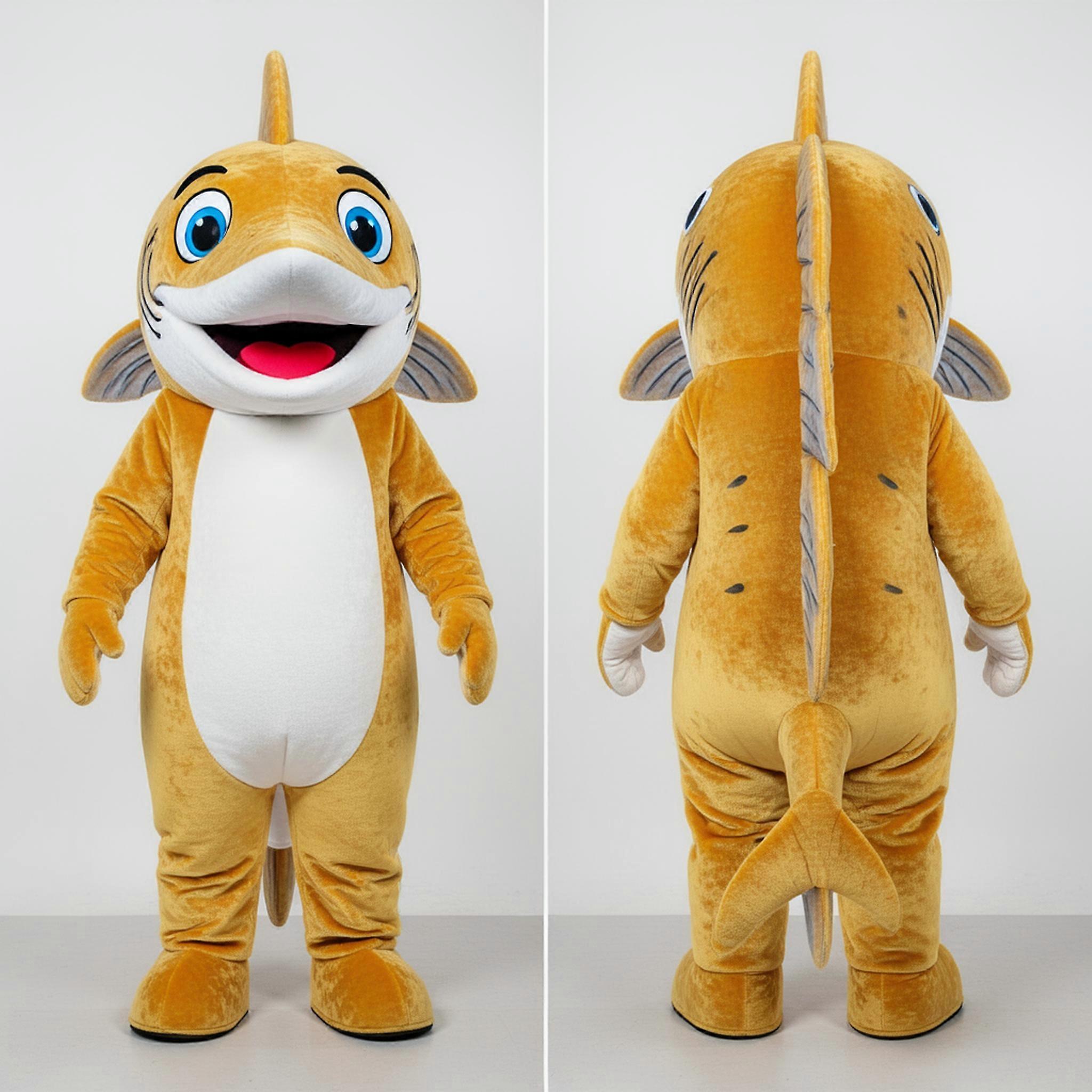 MASTICOT Gold Gleaming Barracuda Mascot