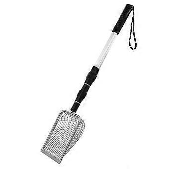 Durable Cat Litter Scoop Stainless Steel for Cleaning Black