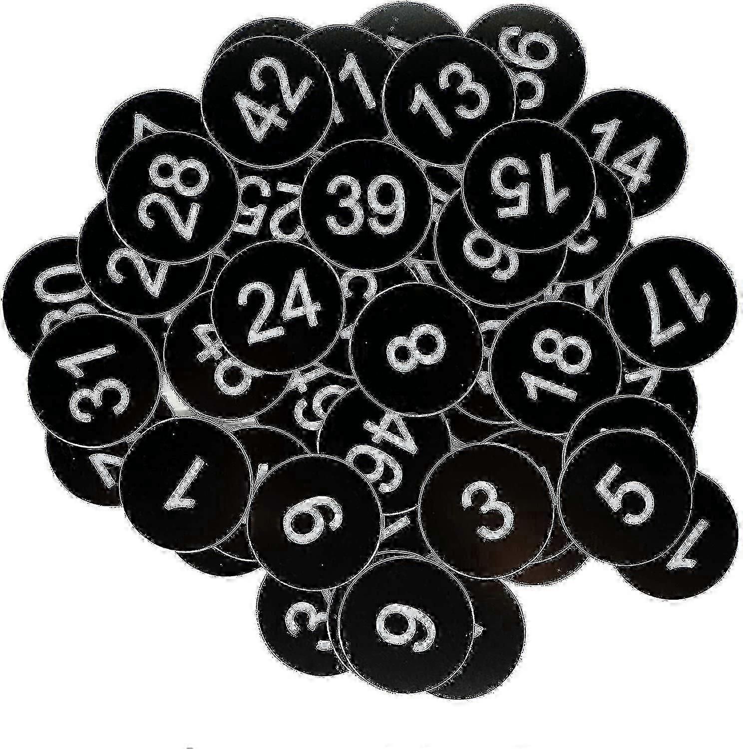 Engraved Plastic Number Tags for Key Identification