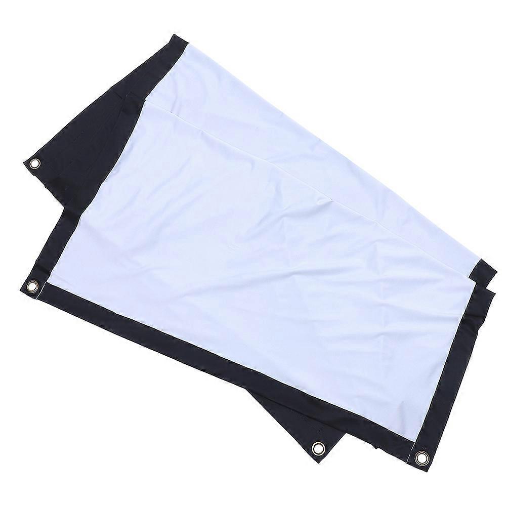 Home Projector Screen Polyester Projection Screen for Projector 84 Inch