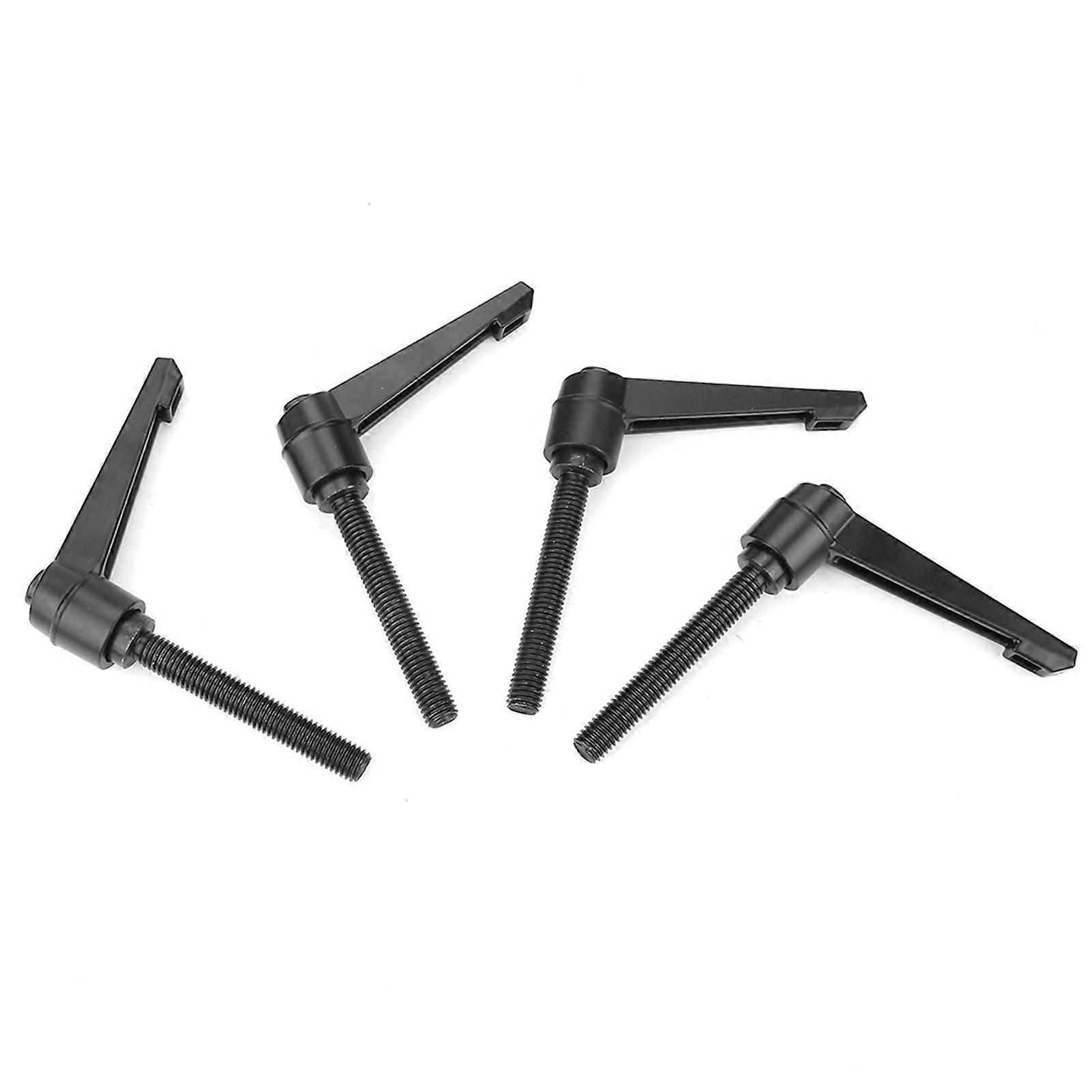4PCS Metal Machine Knobs Adjustable Fixing Handle M10 Male Thread (80mm)