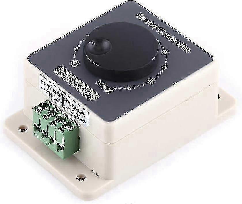 DC Motor Speed Controller, PWM Pulse Width Modulator, 10-60V 20A, Waterproof Case, Adjustable Speed
