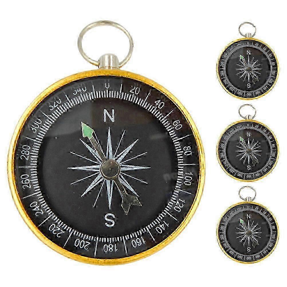 Aluminum Alloy Mini Compass Key Ring