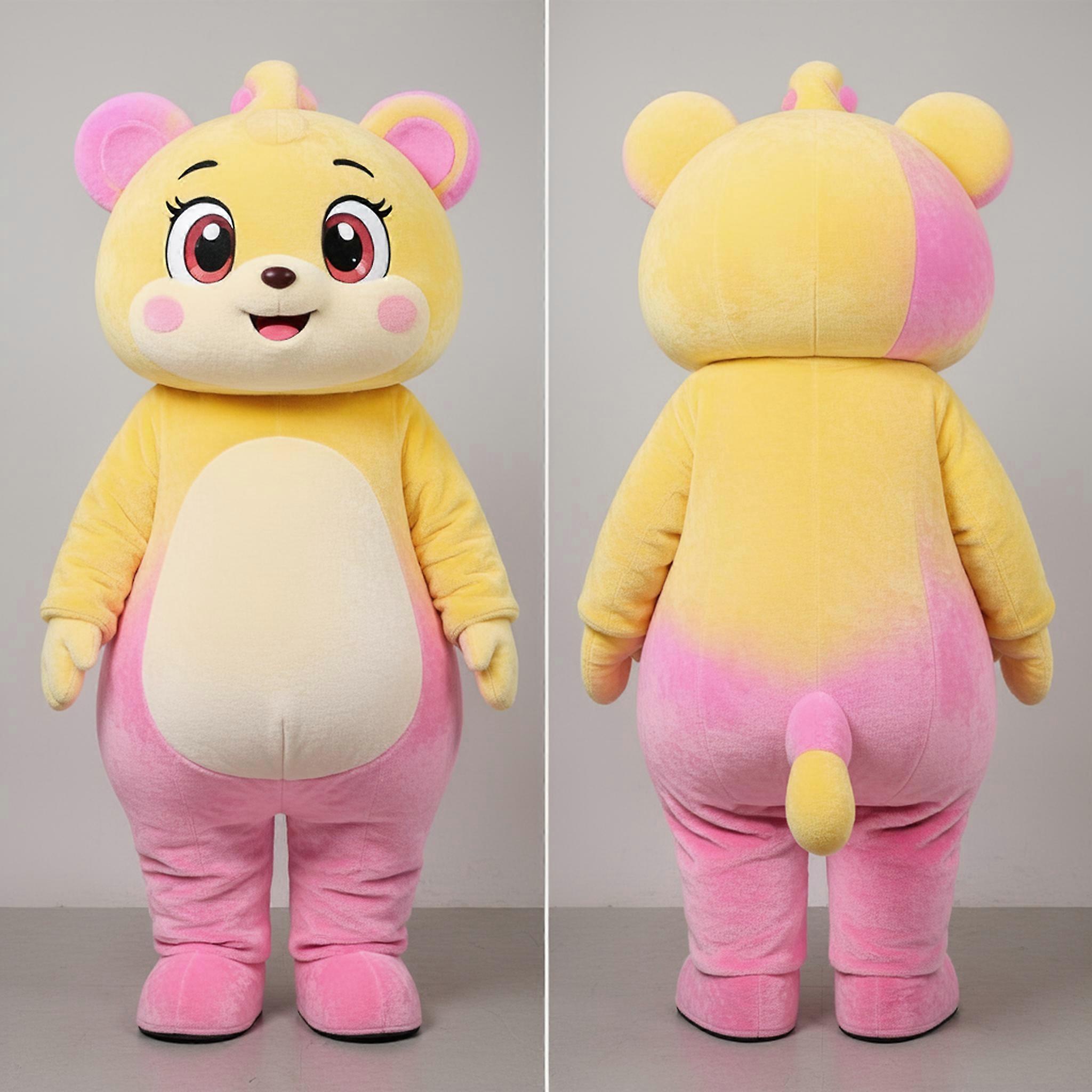 MASTICOT Yellow Pink Pink Mascot