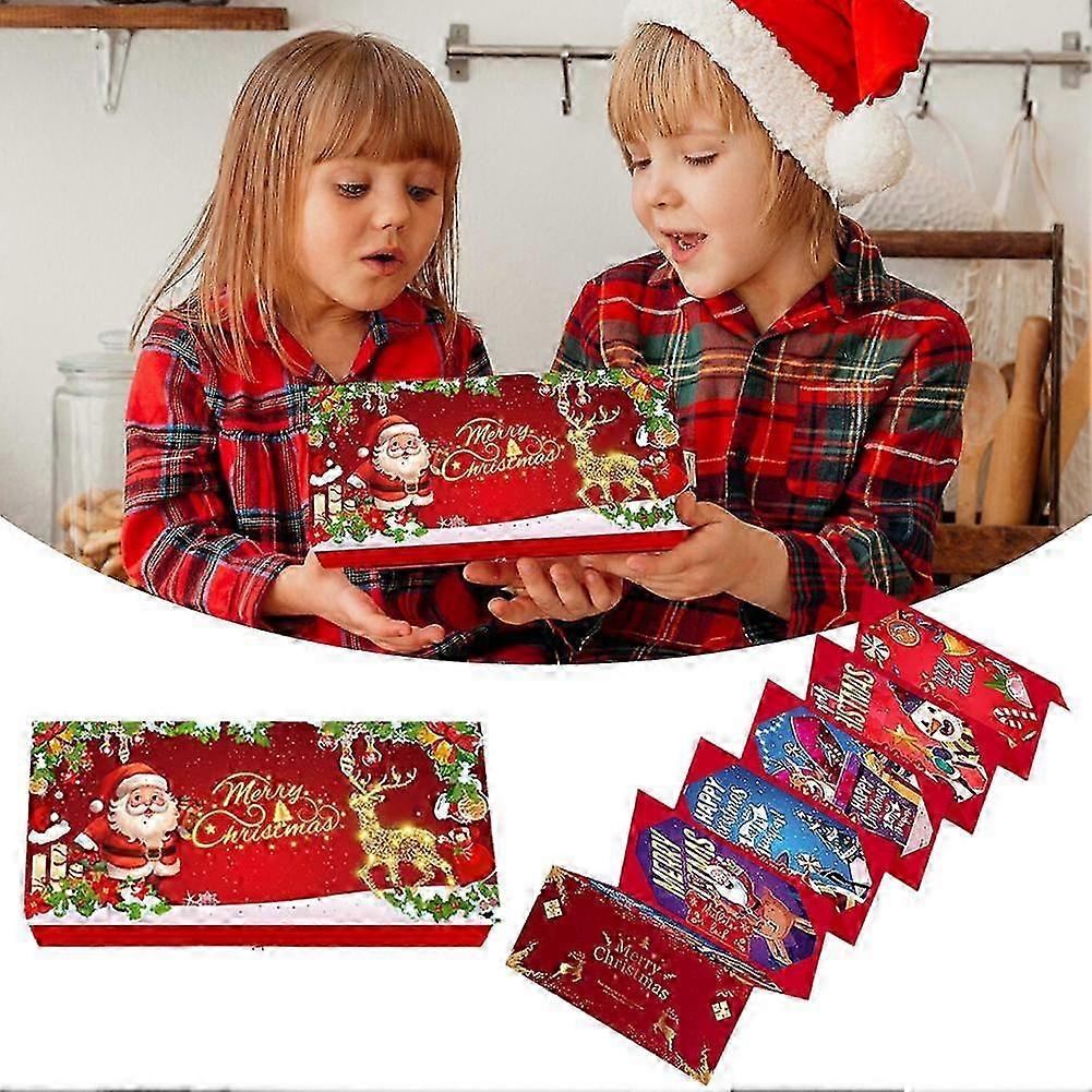 Festive Santa Red Envelopes 10pc