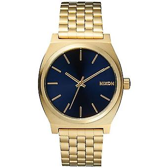Nixon time teller Quartz Analog Man Watch with Stainless Steel Bracelet In Gold Plated A0451931