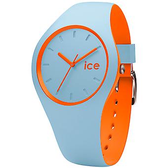 Ice duo watch for Unisex Analog Japanese Quartz with Silicone DUO bracelet. Oes. U.S.16
