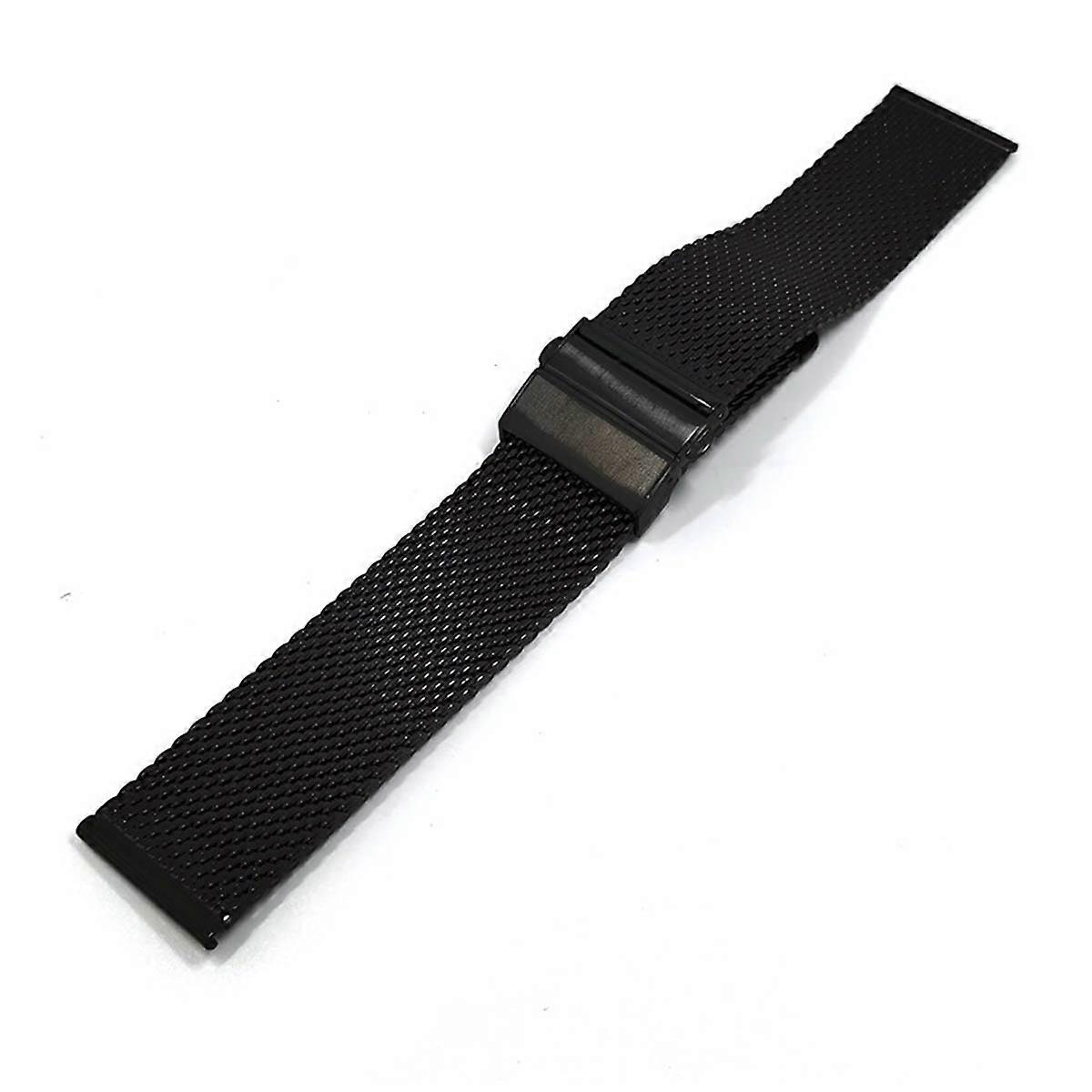 Quick-Release Adjustable Stainless Steel Mesh Watch Strap