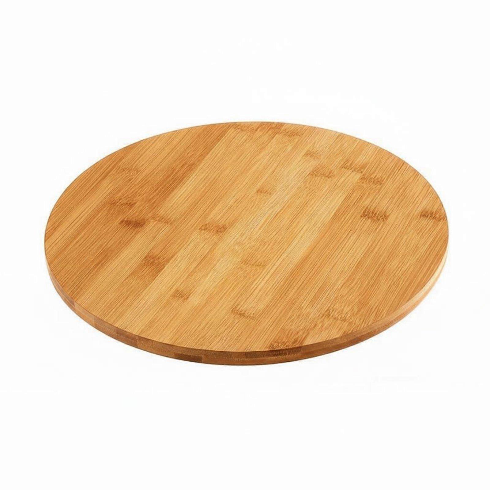 Bamboo Rotating Tray Continuous Rotation Rotation Rotating Spice Rack Versatile