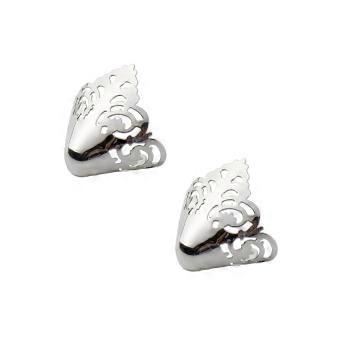 2Pcs Metal Shoes Pointed Protector Accessories Durable Repair Elegant for Shoes Protection Shoes Tips Cap High Heels Toe Cap