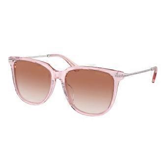 Swarovski SK6015D Asian Fit 300113 Full Rim Transparent Pink Women Square Sunglasses UV2 Original