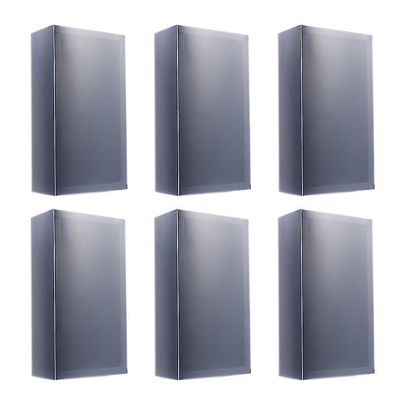 18X12.2x5.5cm Black Wrapping Paper 6pcs Gift Box Packaging Box Drawer Type Storage Boxes Present Wra