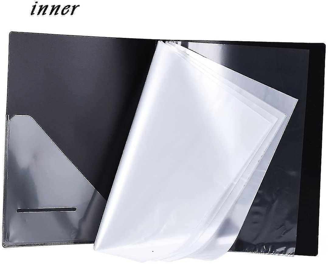Music Sheet Paper Storage Folder Holder Plastic,a4 Size,40 Pockets