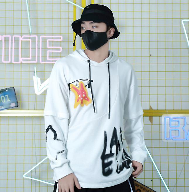 2022 خريف وشتاء فاخرة فاخرة هوديي فخمة خياطة وهمية اثنين من الإنجليزية المطبوعة هوديي هاي ستريت زوجين سترة للرجال والنساء