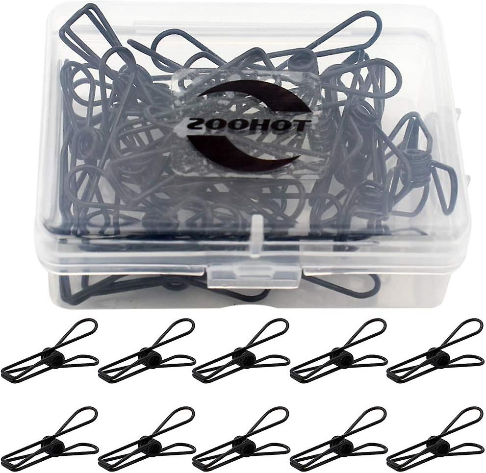 Pack of 25 Small Gold Clips Multi-Purpose Clothesline Utility Clips, Gold