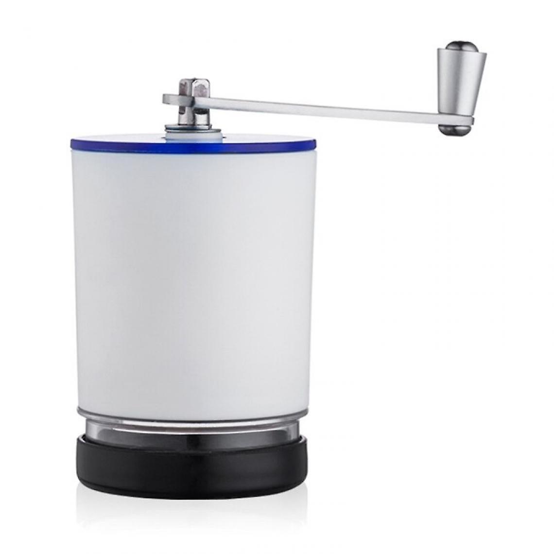 Manual Coffee Grinder Adjustable Ceramic Burr Grinder Hand Crank Coffee Bean Grinder For Home Manual Coffee Grinder (white)