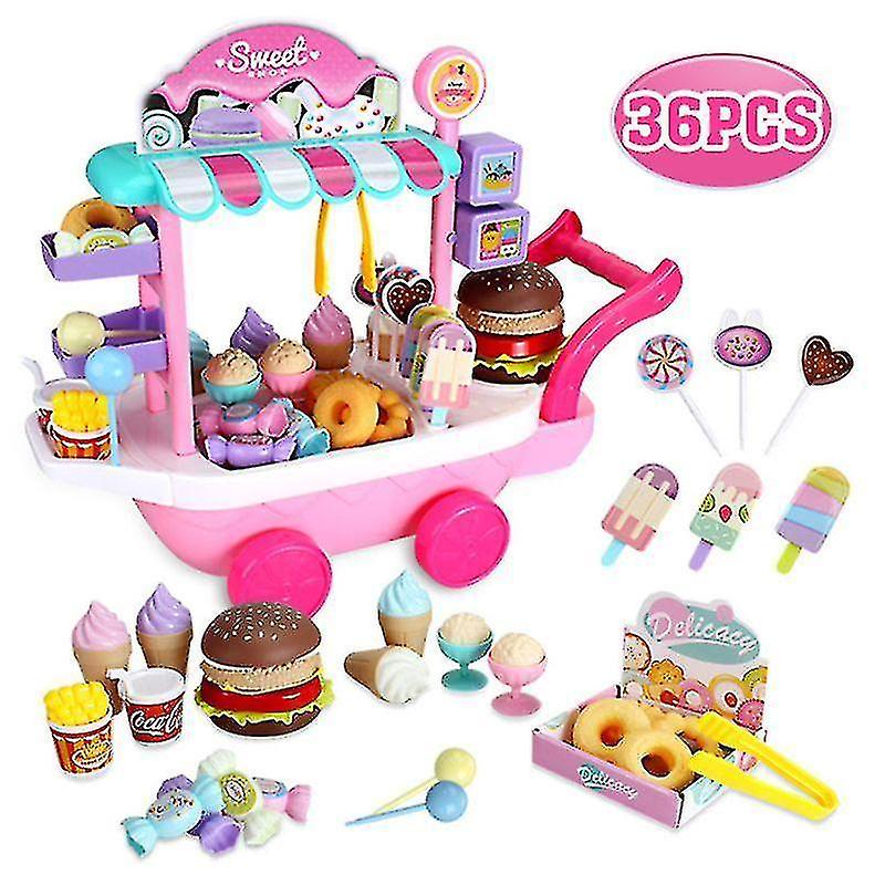 Mini Ice Cream Cart Candy Cart Children's Play House Toy