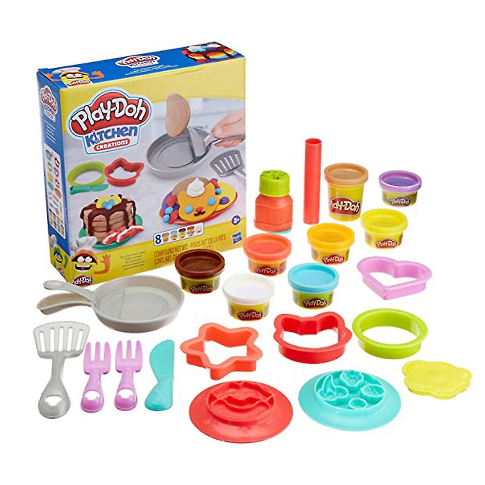 Play-Doh Kitchen Creations Flip 'n Pancakes 煎锅玩具套装 适合 3+ 岁