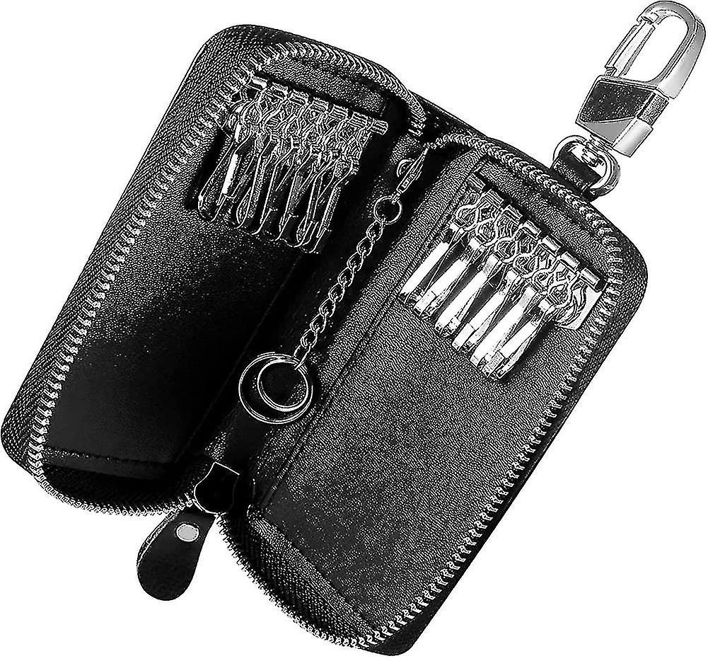 Leather Key Ring Key Chain Leather Key Chain For Men And Women Key Chain Unisex Wallet With 12 Hooks