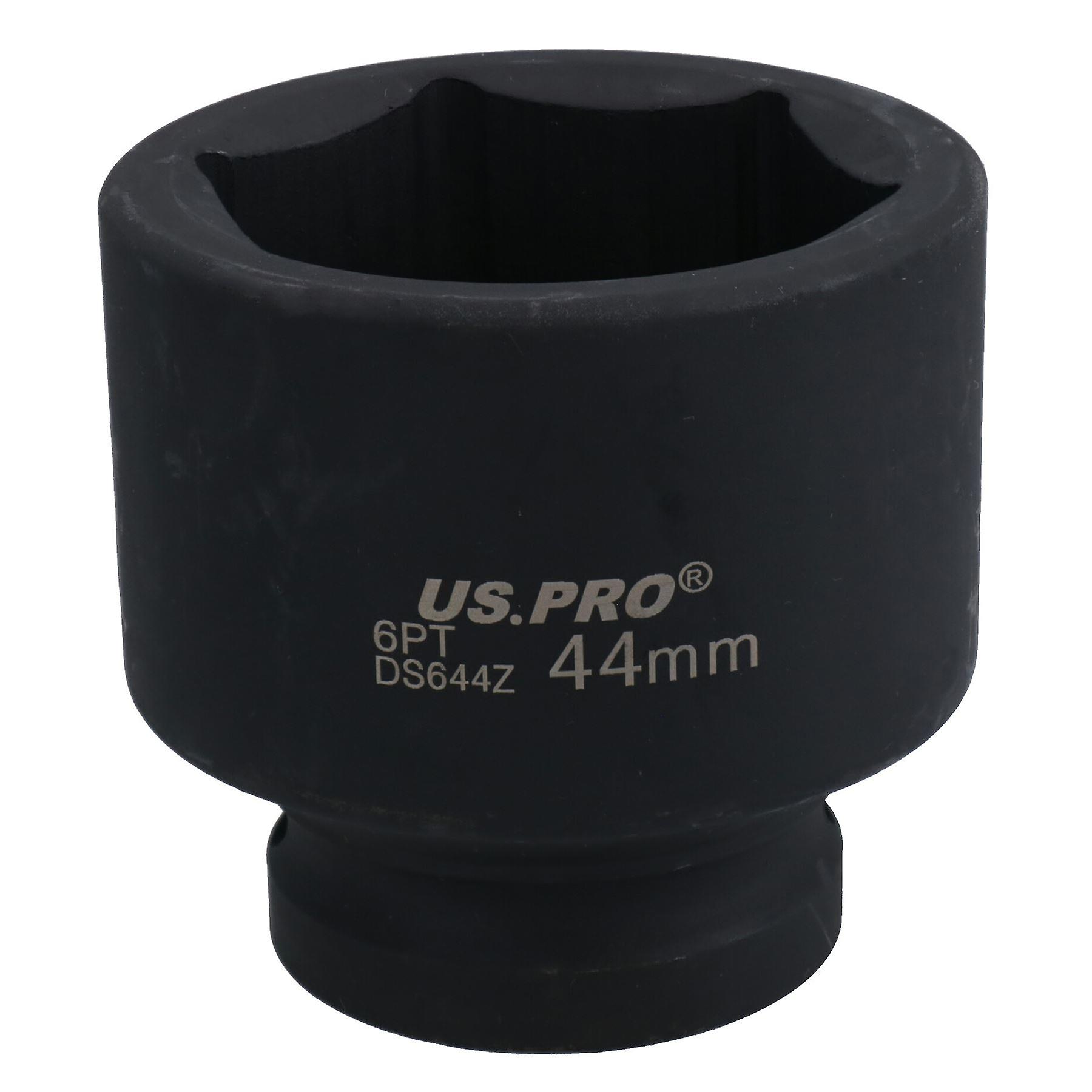 44mm 3/4in Drive Shallow Metric Impact Impacted Socket 6 Sided Single Hex