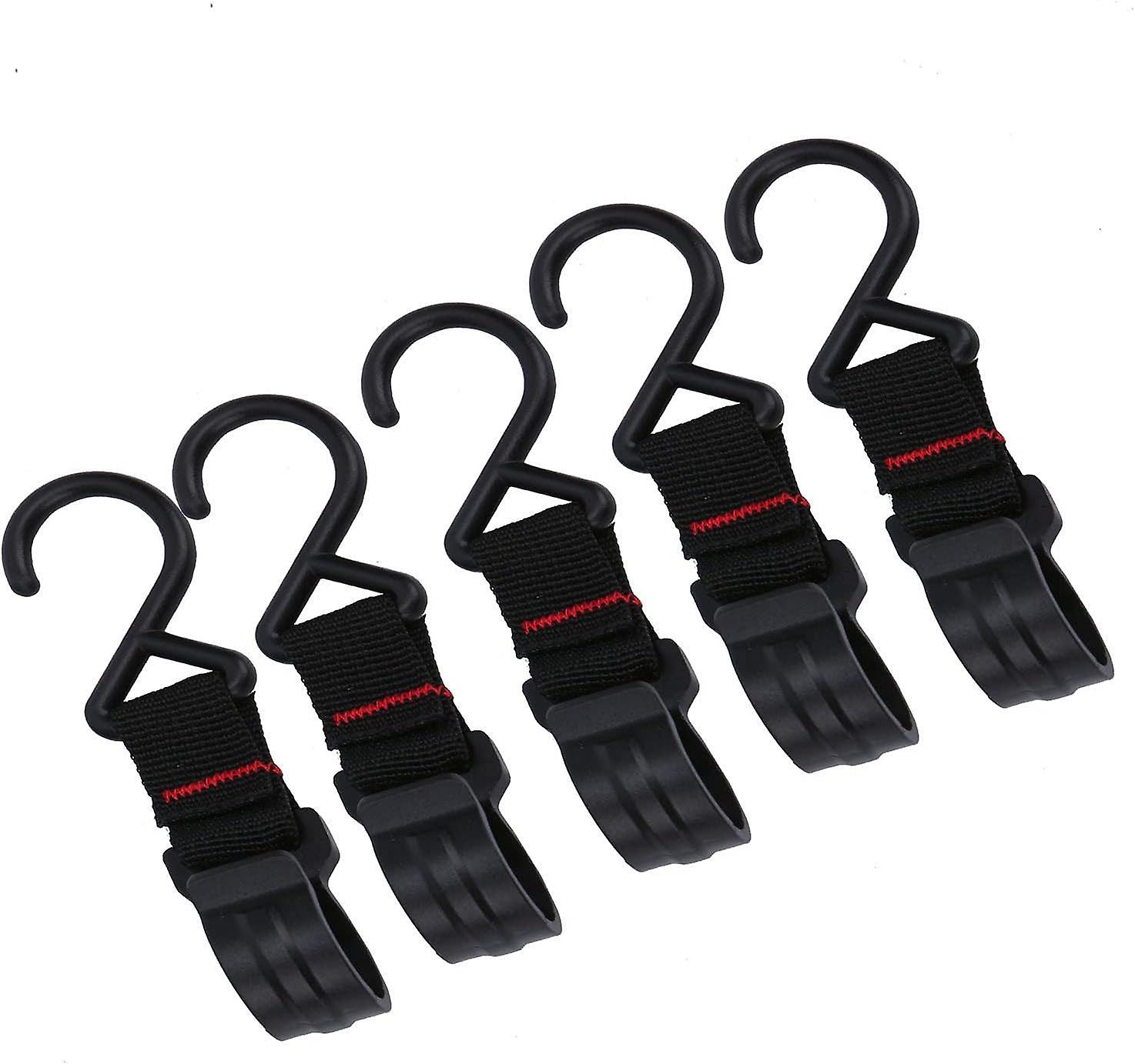 5pcs Outdoor Hanging Hook, Camping Multifunctional Strap Hanger, For Light Cookware