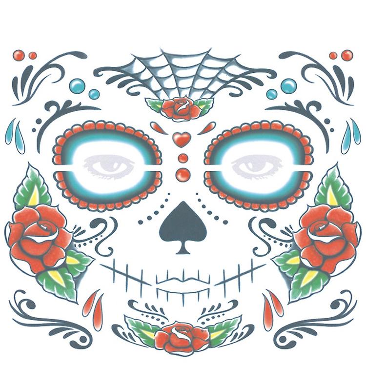 Halloween Waterproof Temporary Face Tattoo Stickers