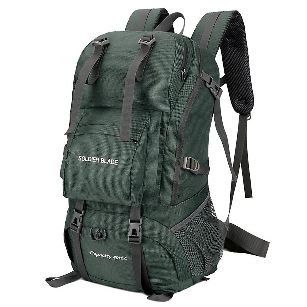 SOLDIER BLADE 45L Camping Wanderrucksack Bergsteigerrucksack mit großem Fassungsvermögen wasserdichter Reiserucksack Grass Green