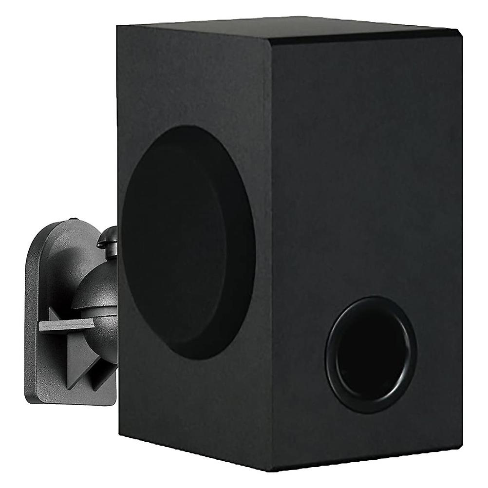 2 pcs Nylon Speaker Wall Mount Brackets Adjustable Bracket for Bookshelf Surround Sound Speakers