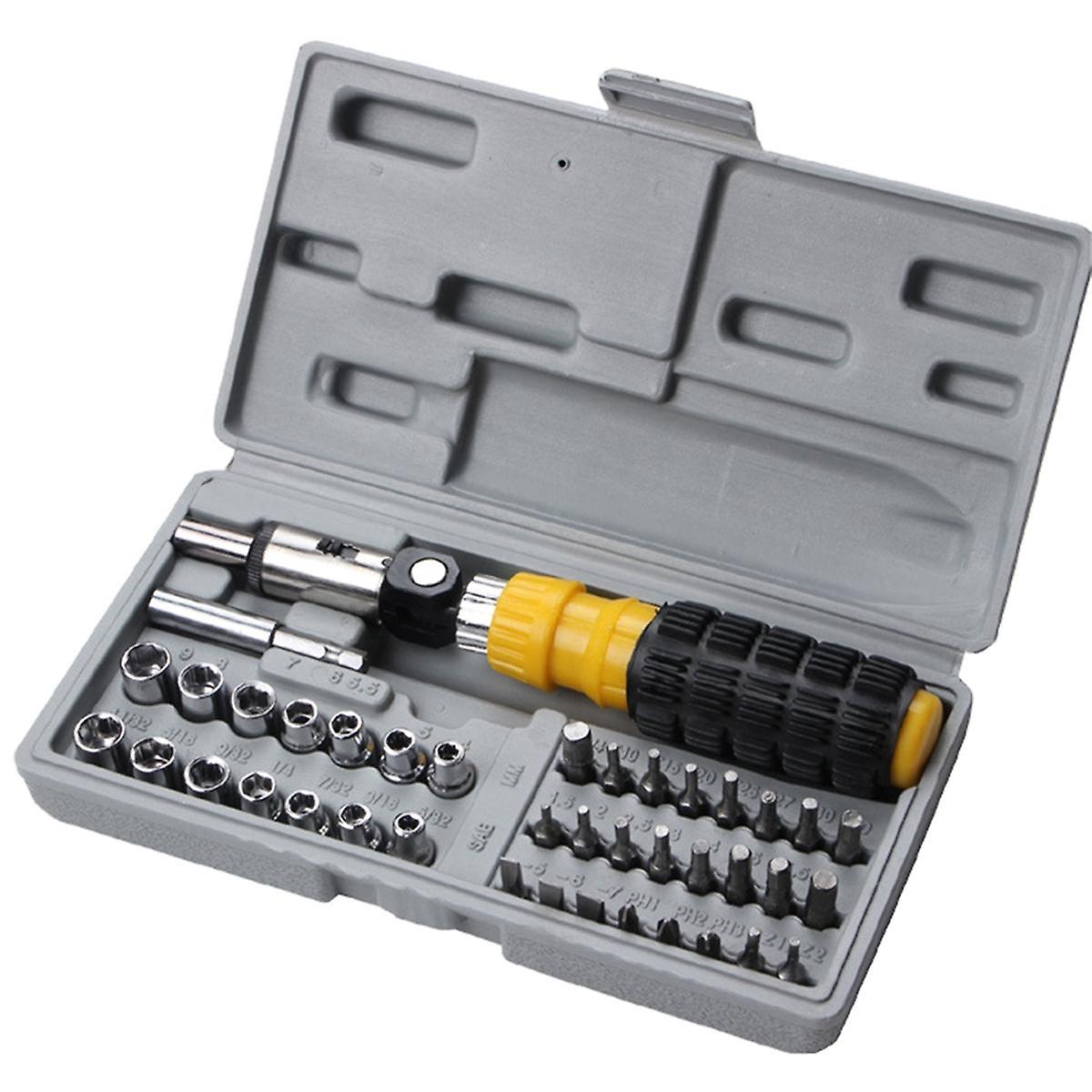41-Piece Multifunctional Screwdriver Set Tool Screwdriver Socket Wrench Combination Socket Wrench
